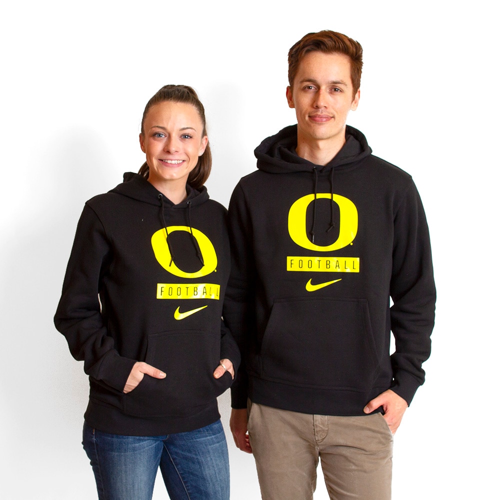 Classic Oregon O, Nike, Club, Football, Pullover, Hoodie